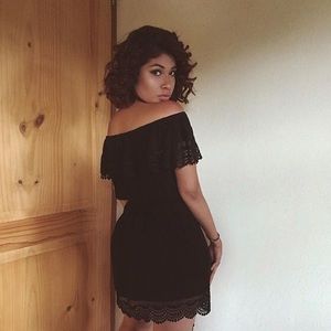 Off the shoulders dress